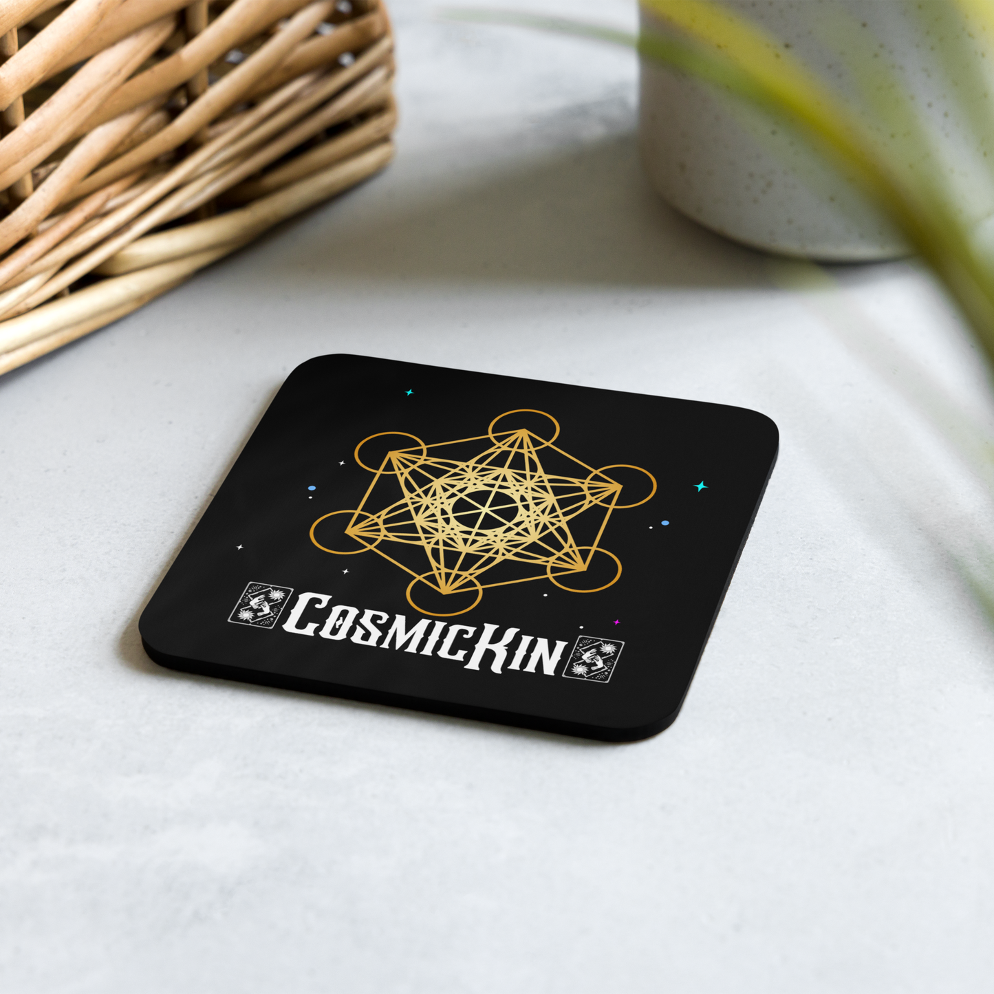 CosmicKin Cork-back coaster