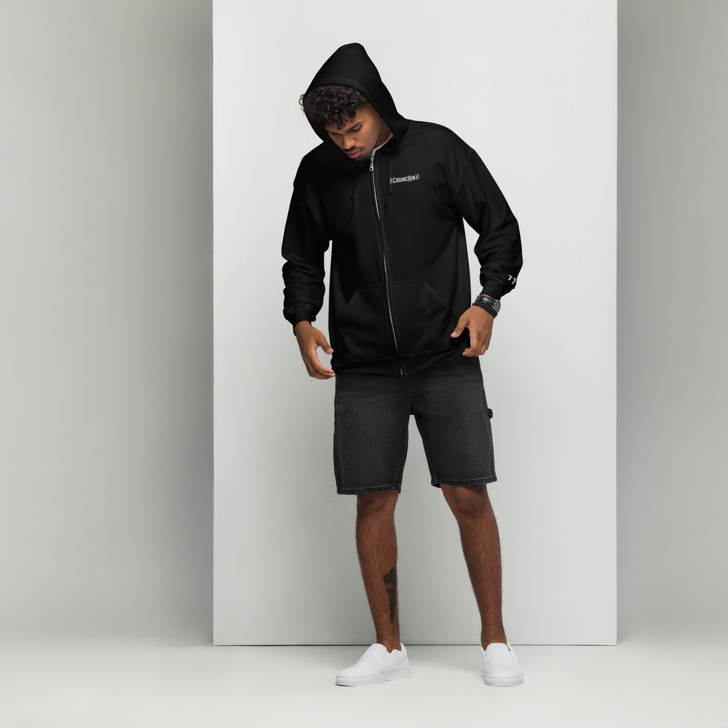 CosmicKin Angel Number Zip Hoodie